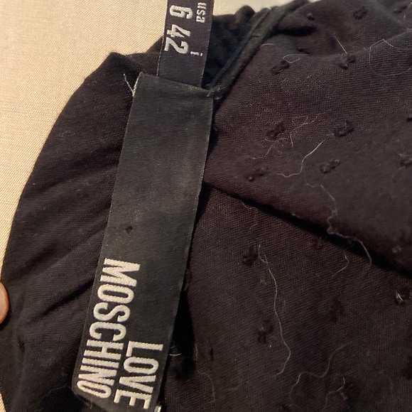 Love Moschino Black Cotton Midi Dress - Picture 5 of 5